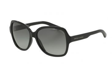 Image of Armani Exchange AX4029S Bifocal Prescription Sunglasses AX4029S-800411-57 - Lens Diameter 57 mm, Frame Color Black