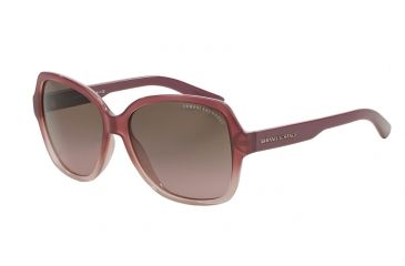 Image of Armani Exchange AX4029S Bifocal Prescription Sunglasses AX4029S-813414-57 - Lens Diameter 57 mm, Frame Color Grapewine Gradient/Grapewine
