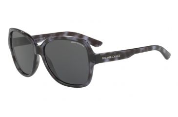 Image of Armani Exchange AX4029S Bifocal Prescription Sunglasses AX4029S-820687-57 - Lens Diameter 57 mm, Frame Color Blue Havana