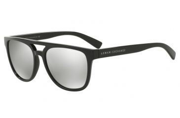 Image of Armani Exchange AX4032 Single Vision Prescription Sunglasses AX4032-81586G-55 - Lens Diameter 55 mm, Frame Color Black
