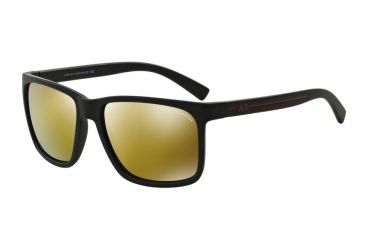 Image of Armani Exchange AX4041SF Bifocal Prescription Sunglasses AX4041SF-807897-58 - Lens Diameter 58 mm, Frame Color Matte Black