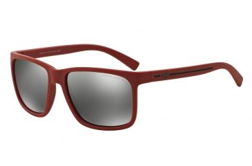 Image of Armani Exchange AX4041SF Bifocal Prescription Sunglasses AX4041SF-81556G-58 - Lens Diameter 58 mm, Frame Color Matte Red
