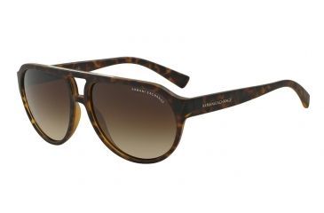 Image of Armani Exchange AX4042SF Single Vision Prescription Sunglasses AX4042SF-802913-60 - Lens Diameter 60 mm, Frame Color Matte Tortoise