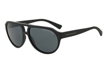 Image of Armani Exchange AX4042SF Single Vision Prescription Sunglasses AX4042SF-815787-60 - Lens Diameter 60 mm, Frame Color Matte Blue