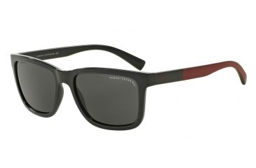 Image of Armani Exchange AX4045S Bifocal Prescription Sunglasses AX4045S-817687-56 - Lens Diameter 56 mm, Frame Color Olive