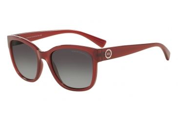 Image of Armani Exchange AX4046S Single Vision Prescription Sunglasses AX4046S-81738G-54 - Lens Diameter 54 mm, Frame Color Ruby Red Milky