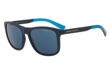 Image of Armani Exchange AX4049S Bifocal Prescription Sunglasses AX4049S-818380-57 - Lens Diameter 57 mm, Frame Color Matte Blue