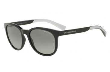 Image of Armani Exchange AX4050S Single Vision Prescription Sunglasses AX4050S-818611-54 - Lens Diameter 54 mm, Frame Color Black