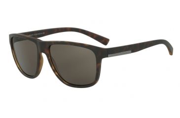 Image of Armani Exchange AX4052S Single Vision Prescription Sunglasses AX4052S-802973-58 - Lens Diameter 58 mm, Frame Color Matte Tortoise