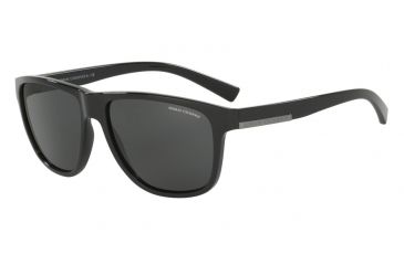 Image of Armani Exchange AX4052S Single Vision Prescription Sunglasses AX4052S-815887-58 - Lens Diameter 58 mm, Frame Color Black