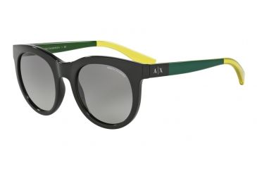 Image of Armani Exchange AX4053S Progressive Prescription Sunglasses AX4053S-815811-51 - Lens Diameter 51 mm, Frame Color Black