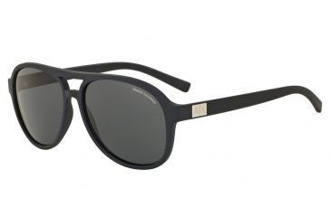 Image of Armani Exchange AX4055S Progressive Prescription Sunglasses AX4055S-815787-58 - Lens Diameter 58 mm, Frame Color Matte Navy/dark Sea