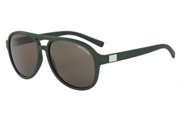 Image of Armani Exchange AX4055S Progressive Prescription Sunglasses AX4055S-819673-58 - Lens Diameter 58 mm, Frame Color Matte Dark Green