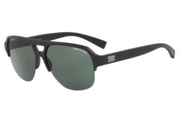 Image of Armani Exchange AX4056S Bifocal Prescription Sunglasses AX4056S-807871-59 - Lens Diameter 59 mm, Frame Color Matte Black