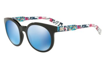 Image of Armani Exchange AX4057S Bifocal Prescription Sunglasses AX4057S-826355-53 - Lens Diameter 53 mm, Frame Color Black