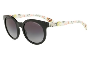 Image of Armani Exchange AX4057S Bifocal Prescription Sunglasses AX4057S-82648G-53 - Lens Diameter 53 mm, Frame Color Black