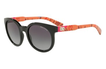 Image of Armani Exchange AX4057S Bifocal Prescription Sunglasses AX4057S-82658G-53 - Lens Diameter 53 mm, Frame Color Black