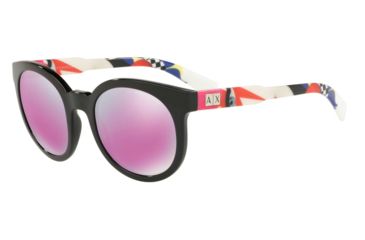 Image of Armani Exchange AX4057S Bifocal Prescription Sunglasses AX4057S-82664X-53 - Lens Diameter 53 mm, Frame Color Black