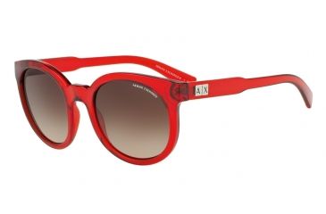Image of Armani Exchange AX4057SF Single Vision Prescription Sunglasses AX4057SF-820913-55 - Lens Diameter 55 mm, Frame Color Transparent Watermelon