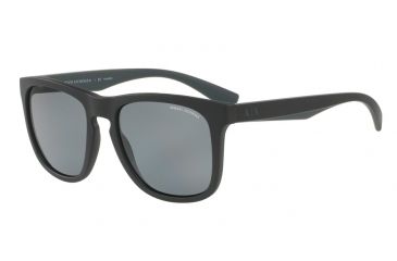 Image of Armani Exchange AX4058SF Single Vision Prescription Sunglasses AX4058SF-819981-55 - Lens Diameter 55 mm, Frame Color Matte Black