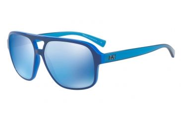 Image of Armani Exchange AX4061S Bifocal Prescription Sunglasses AX4061S-821996-59 - Lens Diameter 59 mm, Frame Color Electric Blue/top Matte Blue