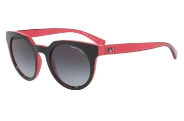 Image of Armani Exchange AX4062S Bifocal Prescription Sunglasses AX4062S-82148G-50 - Lens Diameter 50 mm, Frame Color Dubarry/top Black