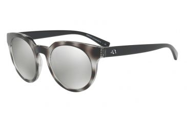 Image of Armani Exchange AX4062S Bifocal Prescription Sunglasses AX4062S-82166G-50 - Lens Diameter 50 mm, Frame Color Tr Grey/top Grey Havana