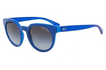 Image of Armani Exchange AX4062S Bifocal Prescription Sunglasses AX4062S-82178G-50 - Lens Diameter 50 mm, Frame Color Regatta Bluette/top Blue