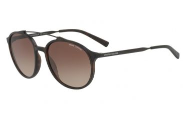Image of Armani Exchange AX4069SF Bifocal Prescription Sunglasses AX4069SF-802913-57 - Lens Diameter 57 mm, Frame Color Matte Havana