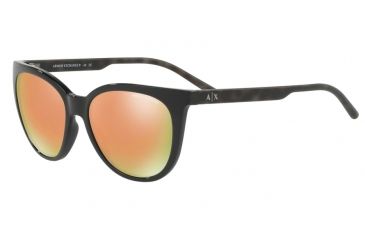 Image of Armani Exchange AX4072S Progressive Prescription Sunglasses AX4072S-81584Z-55 - Lens Diameter 55 mm, Frame Color Black