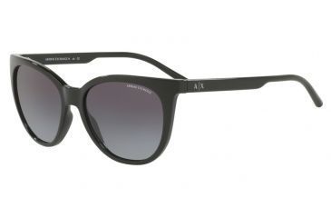 Image of Armani Exchange AX4072S Progressive Prescription Sunglasses AX4072S-81588G-55 - Lens Diameter 55 mm, Frame Color Black