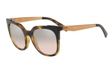 Image of Armani Exchange AX4075S Prescription Sunglasses, 53mm, Brown Havana, AX4075S-82248Z-53-SV