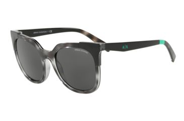 Image of Armani Exchange AX4075S Prescription Sunglasses, 53mm, Grey Havana, AX4075S-825187-53-SV