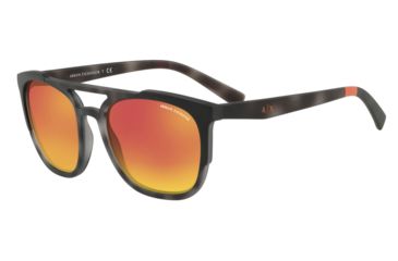 Image of Armani Exchange AX4076S Bifocal Prescription Sunglasses, 56mm, Matte Grey Havana, AX4076S-825271-56-BI