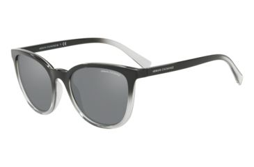 Image of Armani Exchange AX4077S Bifocal Prescription Sunglasses, 55mm, Black/Transparent Smoke, AX4077S-82556G-55-BI