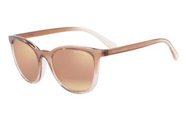 Image of Armani Exchange AX4077S Bifocal Prescription Sunglasses, 55mm, Transp Tundra/Transp Rose, AX4077S-82574Z-55-BI