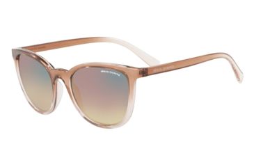 Image of Armani Exchange AX4077SF Progressive Prescription Sunglasses, 56mm, Transp Tundra/Transp Rose, AX4077SF-82574Z-56-PRO