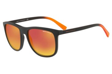 Image of Armani Exchange AX4078S Progressive Prescription Sunglasses, 56mm, Matte Black, AX4078S-80786Q-56-PRO