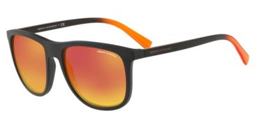 Image of Armani Exchange AX4078SF Prescription Sunglasses, 56mm, Matte Black, AX4078SF-80786Q-56-SV
