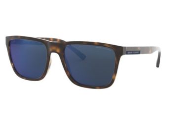 Image of Armani Exchange AX4080S Progressive Prescription Sunglasses, 57mm, Matte Havana, AX4080S-802980-57-PRO