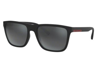 Image of Armani Exchange AX4080S Progressive Prescription Sunglasses, 57mm, Matte Black, AX4080S-80786G-57-PRO