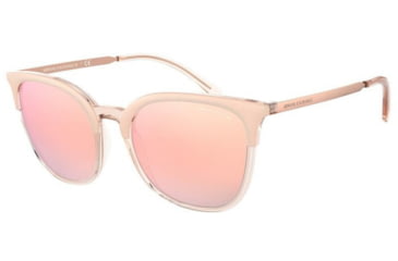 Image of Armani Exchange AX4091S Sunglasses 83006F-54 - , Gradient Pink Mirror Pink Lenses