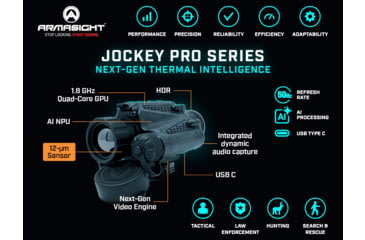 Image of Armasight Jockey 640 Pro 1x25mm Thermal Clip On