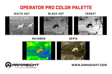 Image of Armasight Operator 640 Pro 1-4x50mm Thermal Clip On