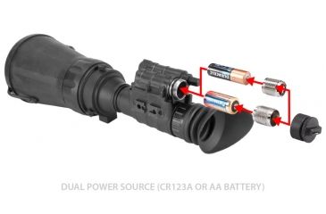Image of Armasight Avenger 10x QS MG 10x Long Range Night Vision Monocular Gen 2+ Quick Silver White Phosphor w/XLR-IR850 Extra Long Range Infrared Illuminator NSMAVENGE0Q9DI1