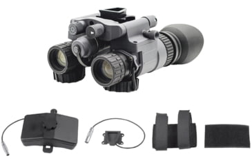 Image of Armasight BNVD-40 Go Kit, Night Vision Binoculars w/ Battery Pack, Gen 3 Ghost White Phosphor IIT, 40 Degree FOV, Gray, Gray, NSGNYX15M4G9DBB2