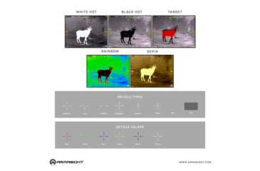 Image of Rearmed, Armasight Contractor 320 Thermal Weapon Sight, 6-24x50mm, 60 Hz, 320x240, Gray, TAVT33WN5CONT10
