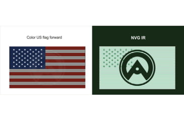 Image of Armasight Dual IR Patch, US Flag, 5x9cm, Red/White/Blue, Single, AGPCUSM001