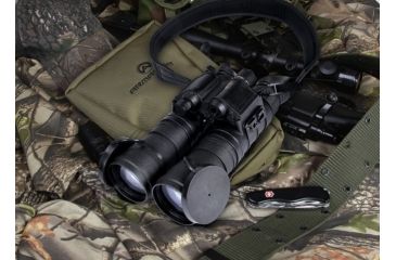 Image of Armasight Eagle QS Dual Tube 3x Night Vision Binocular Gen 2Plus Quick Silver White Phosphor