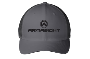 Image of Armasight Logo FlexFit Mesh Back Hat, Graphite Black, Small/Medium, AAHAFMGSXX